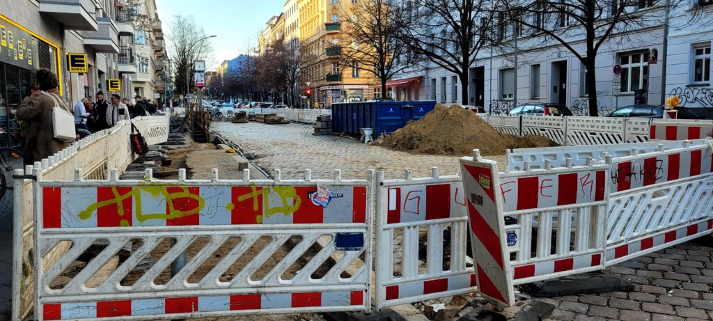 Baustellen-Tetris Marienburger Str.